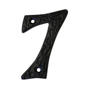 Number IR830 Vintage, Serif House Number, Black