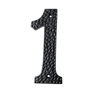 Number IR831 Modern, Serif House Number, Black