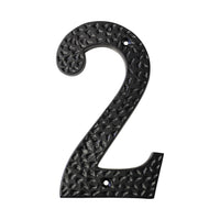 Number IR831 Modern, Serif House Number, Black