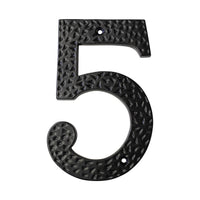 Number IR831 Modern, Serif House Number, Black