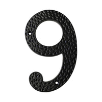 Number IR831 Modern, Serif House Number, Black